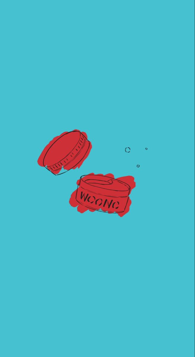 two red objects floating in the water on a blue background with words that read welcome