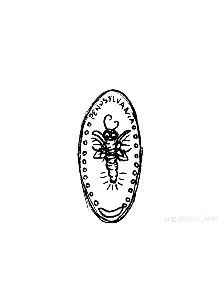 a black and white drawing of a bee in an egg shell with the word honey on it