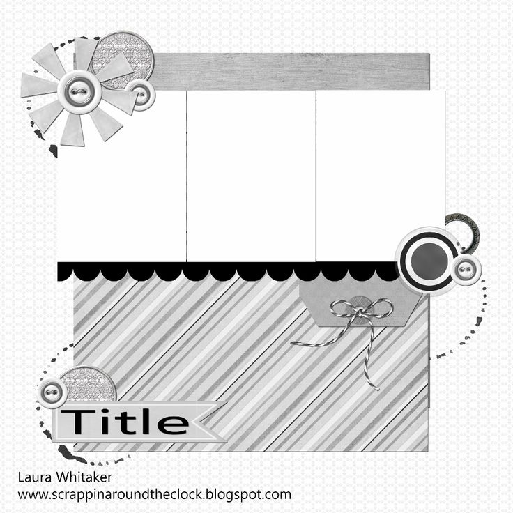 an image of a page layout for a scrapbook