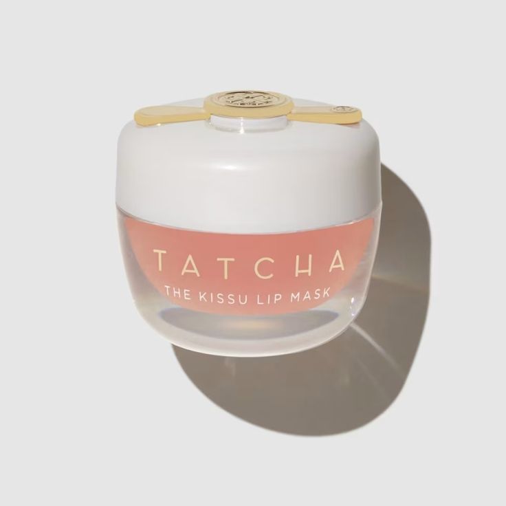 The Kissu Jelly Lip Mask | Tatcha Japanese Lip Balm, Sunburned Lips, Japanese Peach, Beauty Stocking Stuffers, Skincare Gifts, Lip Sunscreen, Winter Lips, Lip Care Routine, Lip Wrinkles