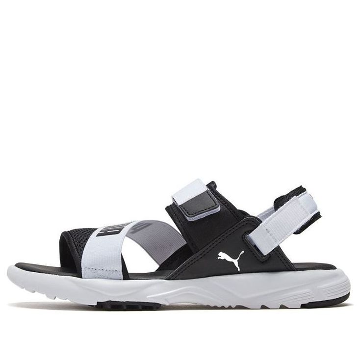 JS Trail SANDAL 372488-02 Ootd Boy, Blue Leather Sandals, Black And White Sandals, Pale White, Business Casual Shoes, Mens Slides, Fashion Performance, Sport Sandals, Blue Sandals