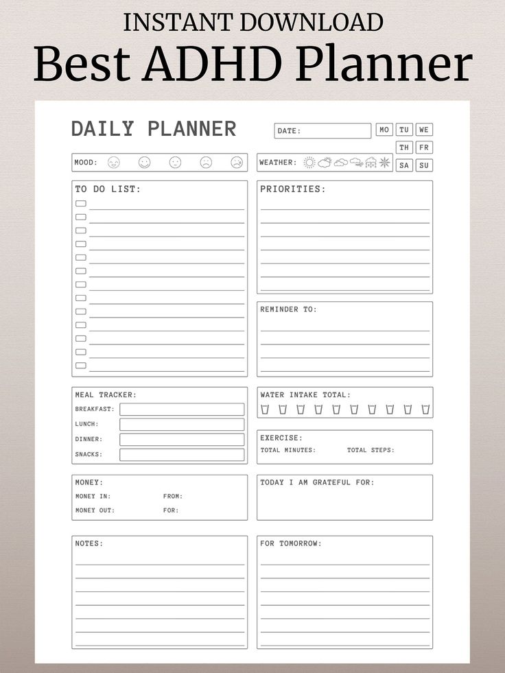 Pin on Products Planer Organisation, Free Planner Templates, Etsy Planner, Daily Planner Printables Free, Unique Planner, Hourly Planner, Vie Motivation, Routine Planner, Planner Pdf