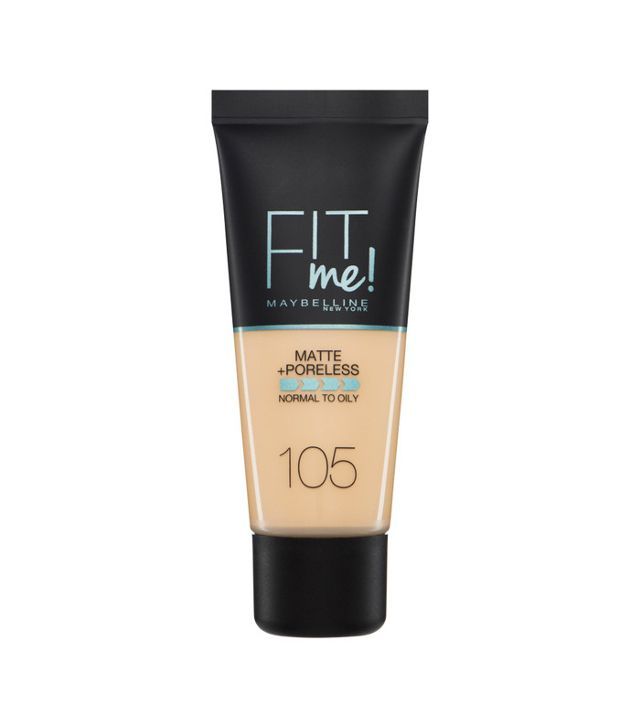 Matte Poreless Foundation, Maybelline Foundation, Best Drugstore Foundation, Maybelline Fit Me Foundation, Fit Me Matte And Poreless, Foundation Tips, Lightweight Foundation, Drugstore Foundation, Natural Foundation