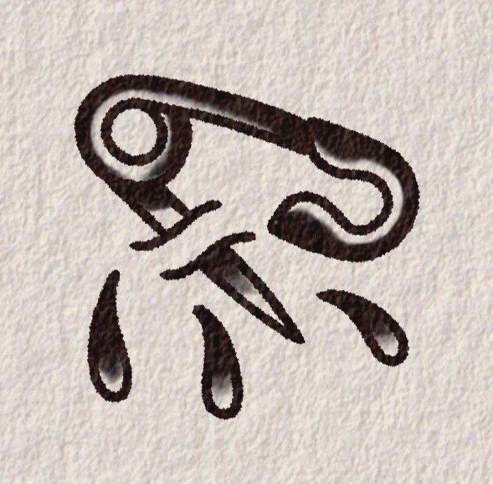 an image of a logo with scissors in the shape of a handwritten letter f