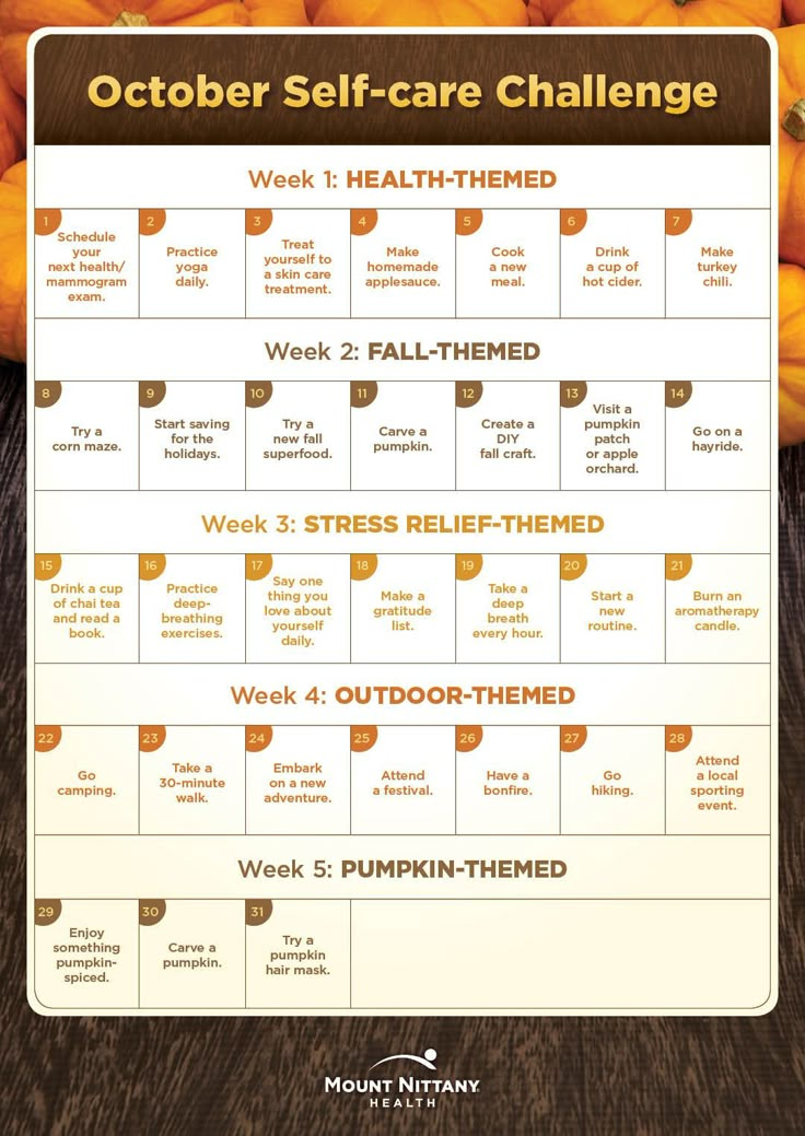 It’s time to fall in love with yourself and our October Self-care Challenge! Get inspired by our complete monthly self-care guide.  ❤️ Fall Wellness Challenge, October Self Love Challenge, 31 Days Of October Challenge, Autumn Self Care Challenge, October Self Care Calendar, October Wellness Challenge, Fall Challenge Ideas, October Daily Challenge, October Self Care Ideas