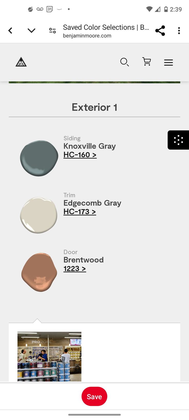 the home depot website is shown with different colors and finishes on it's screen