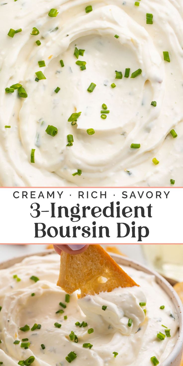 a white bowl filled with sour cream dip