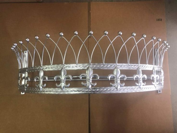 PRICES MAY VARY. MULTIPURPOSE USE - Made with more than one use in mind. This metal wall teester bed nursery crown canopy can be mounted to the wall using the provided hardware and is suitable for use over windows or beds. WIDE COLOR RANGE - We offer a wide range of colors in the metal wall bed crown canopy to match the design and theme of your room. Dimensions - Width: 31.5”, Depth: 14”, Height: 9.5” PREMIUM DESIGN - The wall canopy crown is made up of raw metal, which explains the robust desig Teester Bed Crown, Crown Canopy, Crown Wall Decor, Tiny Castle, Antique Crown, Princess Canopy Bed, Bed Crown Canopy, Crown Decor, Bed Crown