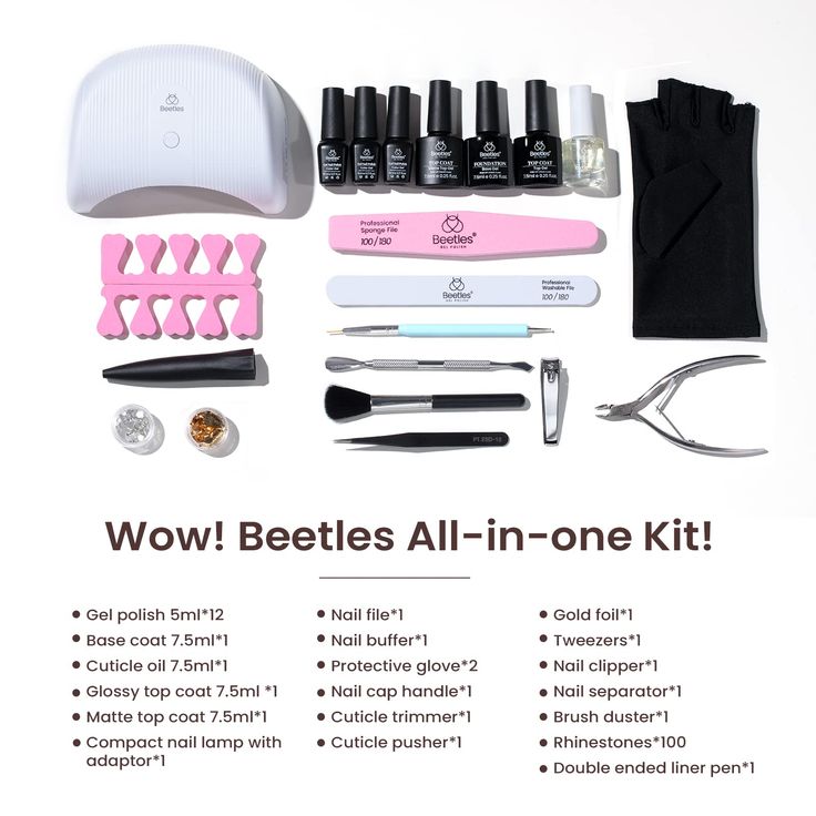 💖 Discover Your Perfect Manicure: Dive into a world of self-expression with our Beetles ALL-IN-ONE Gel Polish Starter Kit! From a 36W Nail lamp to a spectrum of gel polish shades, base and top coats, and essential tools like cuticle trimmers and nail files, this kit is your ultimate holiday nail companion!  💖 Celebrate Diversity in Beauty: Indulge in a safer, healthier, and more inclusive nail experience with our Beetles ALL-IN-ONE gel polish starter kit. Inspired by latte makeup hues, embrace Nail Set For Beginners, Gel Nails Starter Kit, Acrylic Nails Set Kit, Acrylic Nails Starter Kit List, Gel Nails Supplies, Best Diy Gel Nail Kit, Acrylic Nails Starter Kit, Nail Starter Kit Products, Nail Starter Kit List