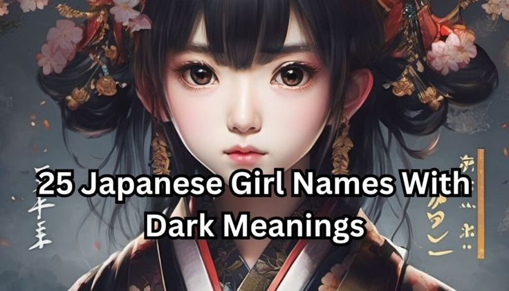 japanesegirlsnames Japanese Names With Dark Meaning, Names For Girls Unique Japanese, Words With Dark Meanings, Best Japanese Names, Japanese Girl Names And Meanings, Dark Japanese Names, Japanese Names Female Meaning, Female Japanese Names, Dark Names Female