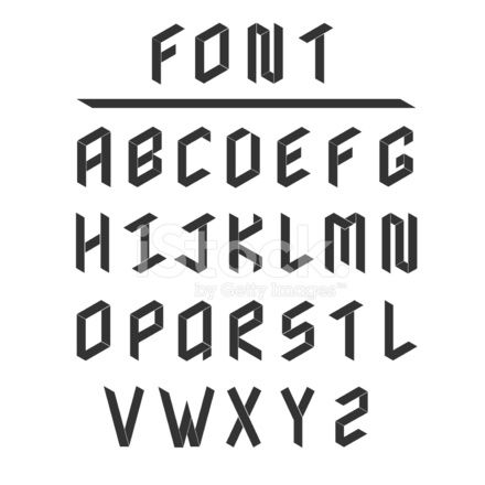 the font and numbers are made up of black letters, which appear to be in different styles