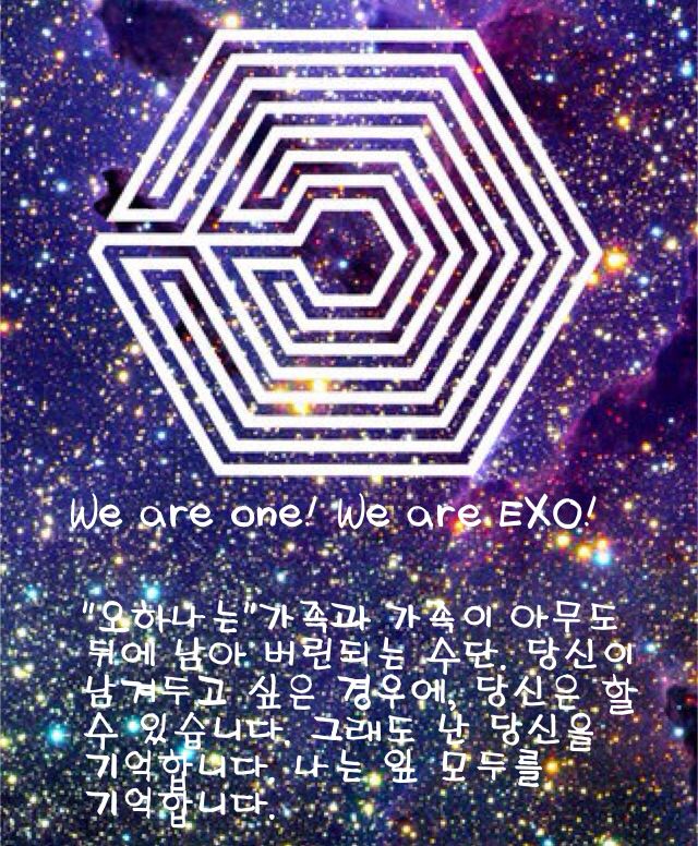 the poster for we are one we are exo