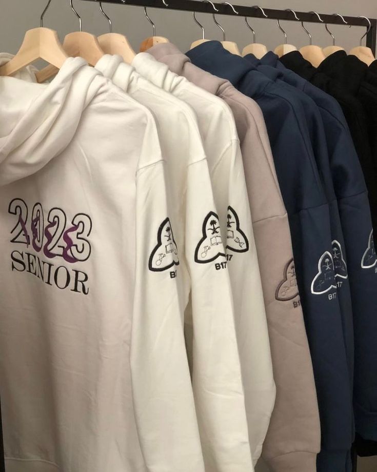 Junior Hoodies, Prom Outfits For Guys, Senior Class Shirts, Senior Jackets, Class Shirts, Senior Ideas, Class Shirt, Graduation Cap Designs, Cap Designs