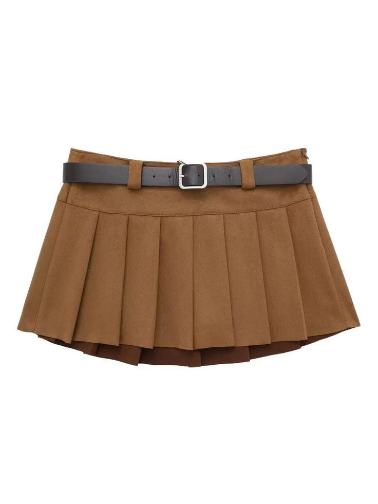 Add a touch of playful luxury to your fall/winter wardrobe with the Wrenna Faux Fur Pleated Mini Skirt! Featuring a flattering pleated design, this mini skirt comes with a stylish belt and a convenient zipper closure on the side panels. From Alees Fashion's latest collection. Wrenna Faux Fur Pleated Mini Skirt Belt Inclueded Zipper Closure at Side Panels Alees Fashion Fall-Winter Collection Fall Denim Skirt With Belt Loops, Fitted Pleated Skirt With Belt Loops For Fall, Belted Fitted Pleated Skirt, Fitted Belted Pleated Skirt, Fall Belted Mini Skirt, Fall Mini Skirt With Belt Loops, Fall Mini Skirt With Belt, Belted Mini Skirt For Fall, Fall Pleated Skort