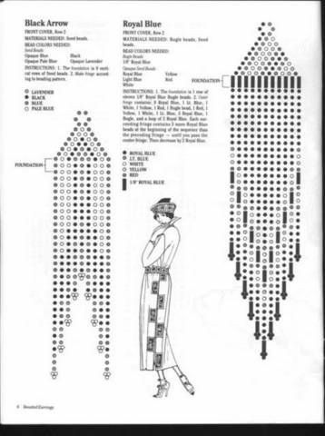 an old fashion book with instructions on how to make a beaded dress and hat