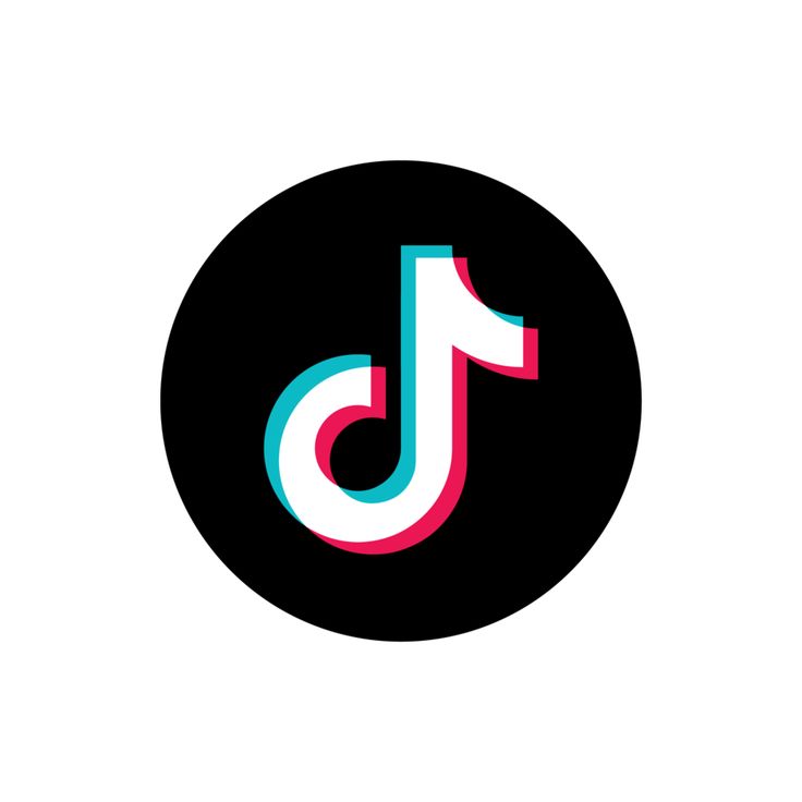 the letter j in a black circle with pink and blue stripes on it's side