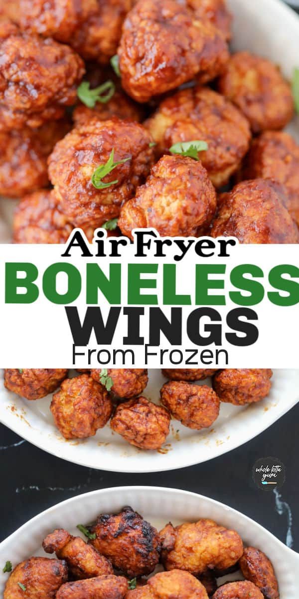 air fryer boneless wings are the perfect appetizer to serve at any party