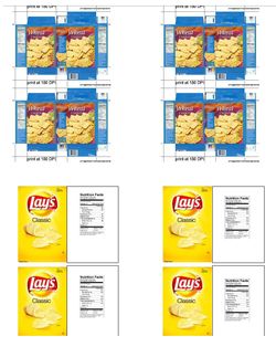 four packages of lays crackers are shown in the same size as each package,