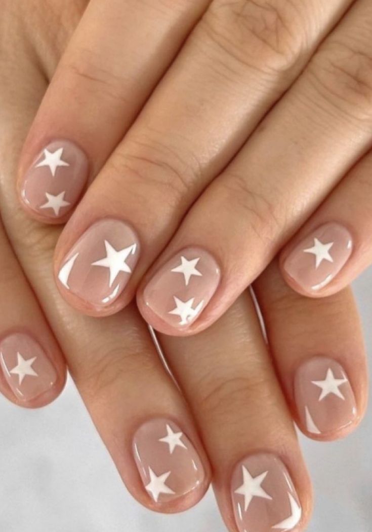 Star Nail Designs, Star Nail Art, Dot Nail Art, Moon Nails, Nude Nail Designs, Minimalist Nail Art, Happy Nails, Pink Nail Polish, Coffin Nails Long