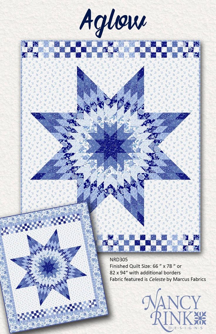 Aglow Lone Star Quilt Pattern, Blue Quilt Patterns, Strip Piecing, Lone Star Quilt, Marcus Fabric, Star Quilt Patterns, Star Blue, Paper Piecing Quilts, Star Quilts