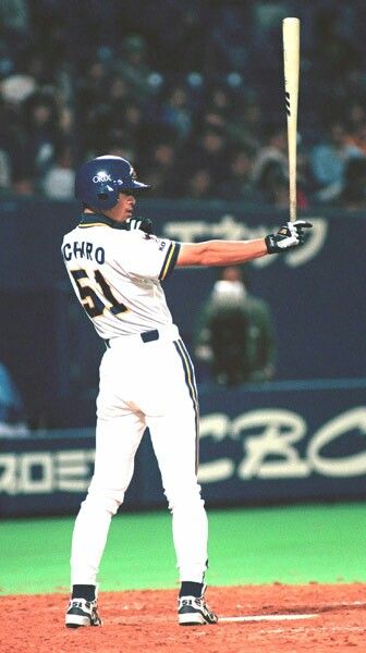 a baseball player holding a bat on top of a field in front of a crowd