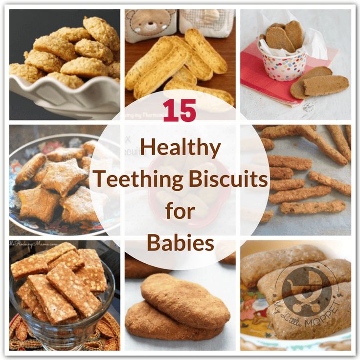 a collage of healthy teeth and biscuits for babies with the words 15 healthy teeth and biscuits for babies