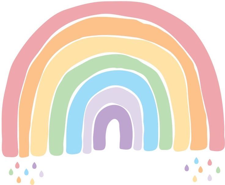 an image of a rainbow with rain drops