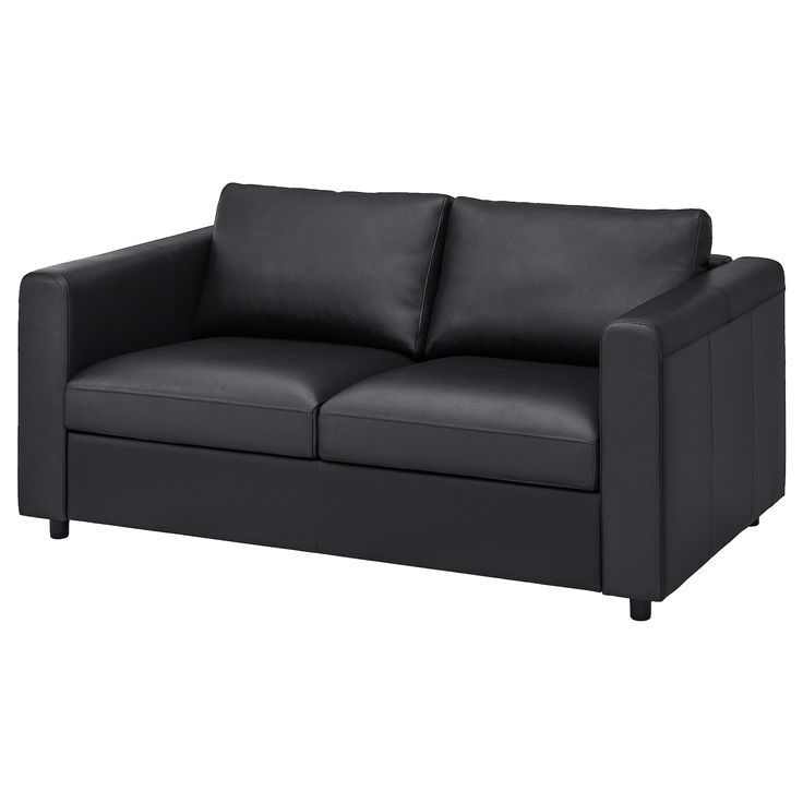 FINNALA causeuse, Grann/Bomstad noir, hauteur coussins dossier inclus: 85 cm (33 1/2 "). Garantie 10 ans. Renseignements complets dans notre livret de garantie. Les différentes sections peuvent être agencées de différentes façons afin d'obtenir un canapé de la taille et de la forme qui vous convient le mieux. Si vous avez besoin d'un canapé plus grand, il suffit d'ajouter une ou deux sections. Les surfaces plus exposées à l'usure sont recouvertes avec GRANN, un cuir fleur doux, souple et résista Ikea Vimle, Sofa Back Cushions, Cosy Sofa, Loveseat Sleeper, Soft Sofa, Corner Sofa Bed, Ikea Family, Bed Slats, Comfy Bed