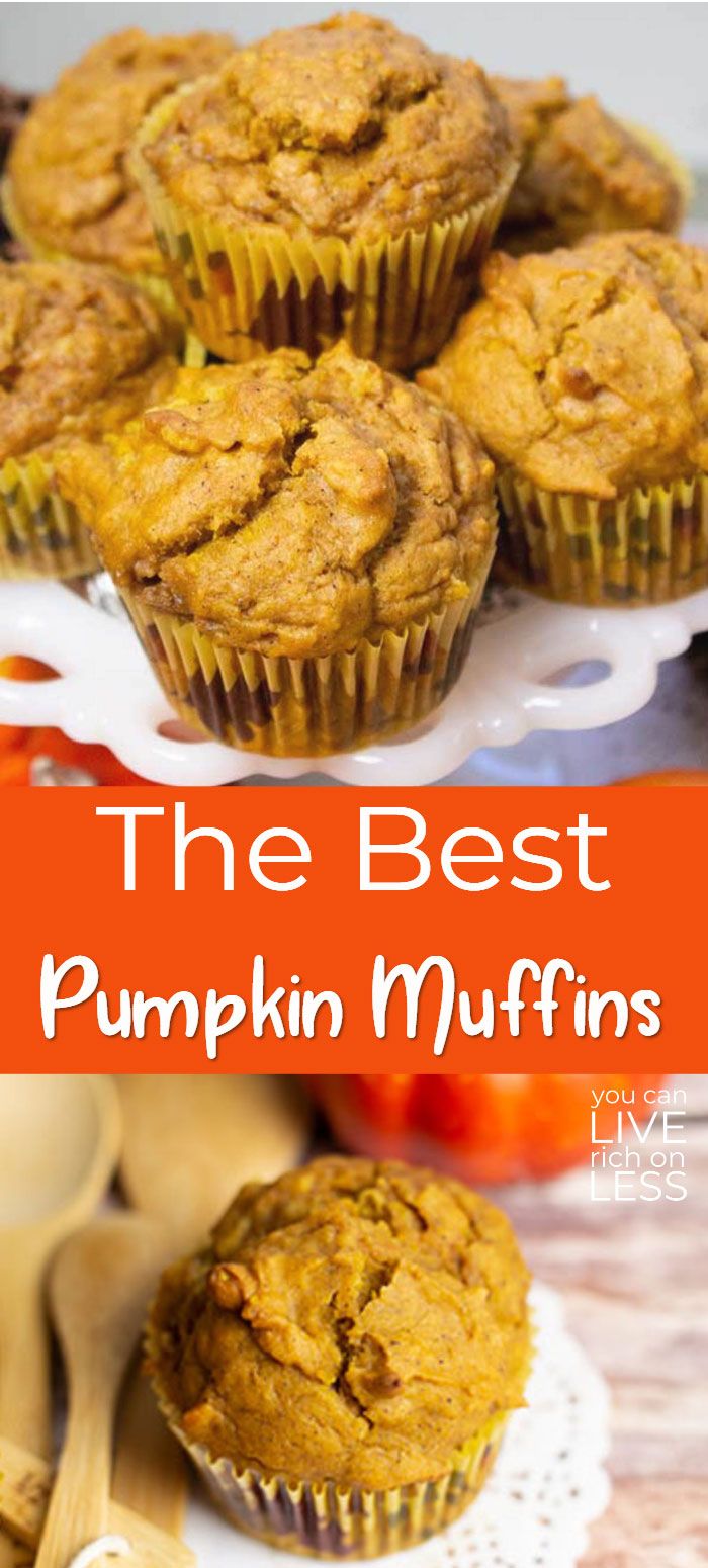 the best pumpkin muffins you'll ever eat