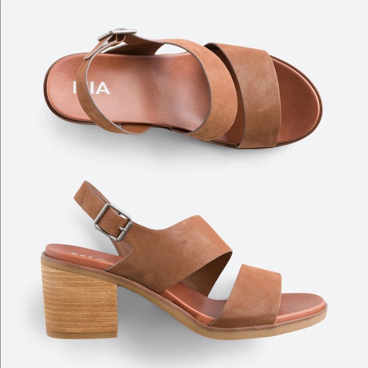 Bought From Stitch Fix, They’re Adorable But I Went With Another Style. New Without Tags. Leather Straps! Brown Summer Sandals With Block Heel, Brown Block Heel Summer Sandals, Short Block Heels, Natural Wardrobe, Brown Block Heel Sandals, Brown Block Heels, Boho Shoes, Mia Shoes, Soul Mate