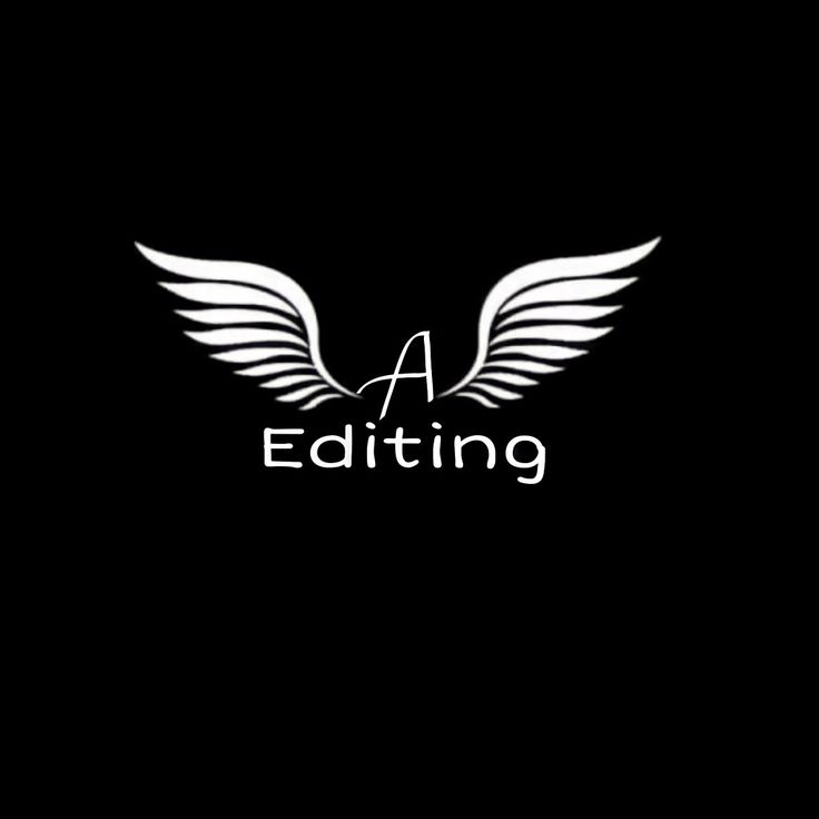 the logo for editing, which is designed to look like an angel's wings