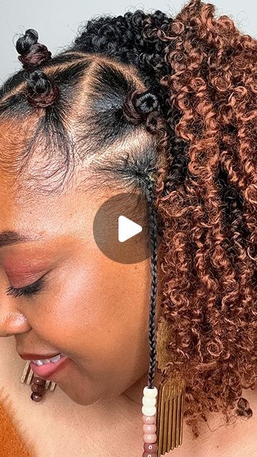 Tynish Flowers on Instagram: "Happy Twisted Tuesday Beautiful People! Back with another Yanky Twist Tutorial from @toyotress_hair_official this is the 8” Yanky Twists in the color OT30! I decided to do a half up half down style with Bantu Knots in the front and two braids on the side. They have a huge sale going on right now so make sure you check them out. Comment link to the direct link to this hair! These Yanky twists are the perfect holiday hairstyle!

#yankytwists #microtwists #crochethairstyles #halfuphalfdownhairstyle #holidayhairstyle" Braids On The Side, Yanky Twist, Twist Tutorial, Micro Twists, Bantu Knots, Two Braids, Holiday Hairstyles, Side Braid, Huge Sale