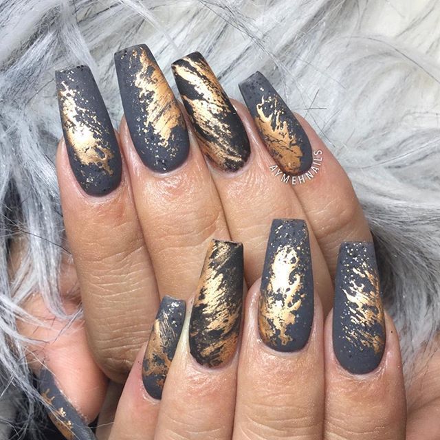 Pedicure Gel, Grey Acrylic Nails, Silk Wrap Nails, Nails 2018, Nude Nail, Nude Nail Designs, Nails Today, Gold Nail, Her Nails