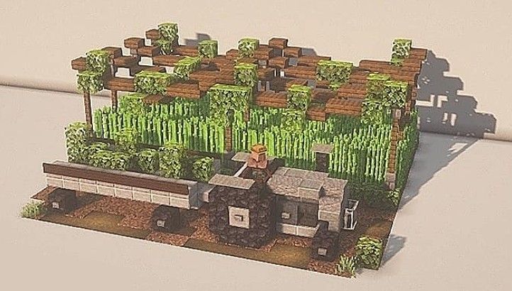 Minecraft Cactus Farm Design, Minecraft Homestead, Minecraft Sheep Farm, Sugar Cane Farm Minecraft, Minecraft Outdoor Ideas, Sugar Cane Farm, Medieval Port, Minecraft Decor, Minecraft Sheep