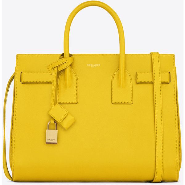 Saint Laurent Classic Small Sac De Jour Bag In Yellow Leather (€2.475) ❤ liked on Polyvore Sac Yves Saint Laurent, Yellow Purses, Real Leather Handbags, Saint Laurent Handbags, Yellow Handbag, Yves Saint Laurent Bags, Shoulder Strap Bag, Genuine Leather Purse, Leather Shoulder Handbags