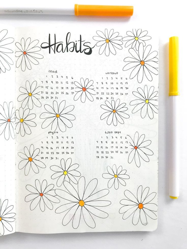 May Tracker Bullet Journal, Daisy Journal Ideas, April Bullet Journal Habit Tracker, Monthly Habit Tracker Bullet Journal, Mood Tracker Ideas Easy, Fun Habit Tracker, Daisy Bullet Journal, March Journal Ideas, May Habit Tracker