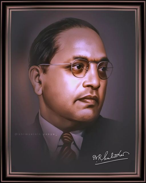 a painting of a man wearing glasses and a suit with his head tilted to the side