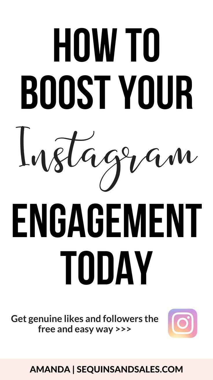 the words how to booster your instagramn engagement today on top of an image