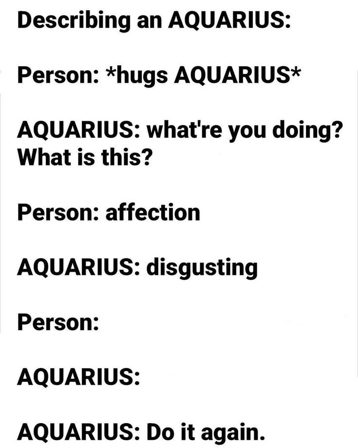 an aquarius zodiac sign is shown in black and white, with the caption describing it