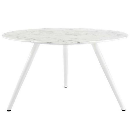 a white table with black legs and a marble top, on a white background in the shape of a triangle