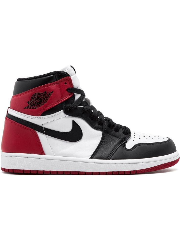 Supplied by a premier sneaker marketplace dealing with unworn, already sold out, in demand rarities. Each product is rigorously inspected by experienced experts guaranteeing authenticity. Overshadowed by other original Air Jordan 1 colorways like “Bred”, “Chicago” and “Royal”, this “Black Toe” edition is no less important when it comes to the history of the legendary shoe. Worn on court by Michael Jordan during his rookie season, the Air Jordan 1 Black Toe features a similar look to the Chicago Sepatu Air Jordan, Jordan 1 Black Toe, Michael Jordan Shoes, Dr Shoes, Jordan Shoes Girls, All Nike Shoes, Air Shoes, Nike Shoes Jordans, Nike Air Shoes