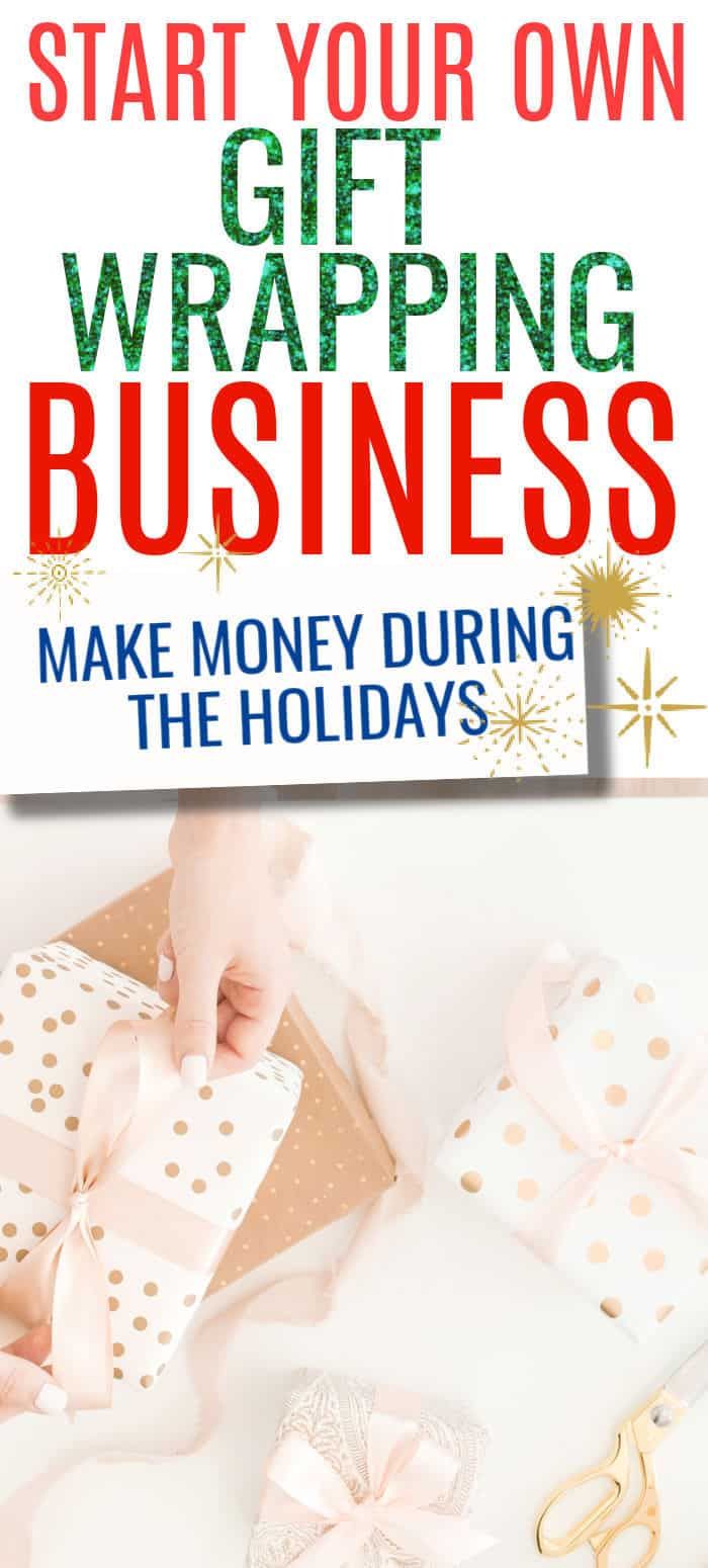 the gift wrapping business make money during the holidays