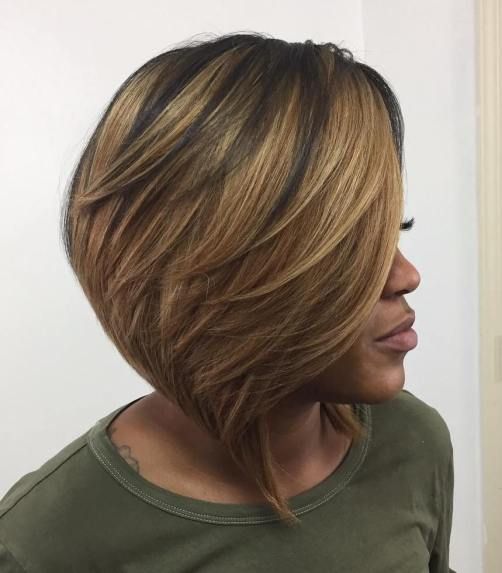 Collarbone Bob with Feathered Layers Banged Bob, Symmetrical Bob, Caramel Bob, Bouncy Bob, Bob Hairstyles For Black Women, Cut Layers, Twist Updo, Long Bobs, Hair Adviser