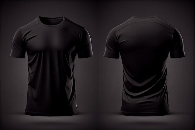 Photo blank black shirt mock up template... | Premium Photo #Freepik #photo #polo-design #clothing-template #clothes #sleeve Mock Up T Shirt, Popular Clothing, Popular Outfits, Clothing Design, Photoshop Design, Picture Design, Jersey Shirt, Back To Black, Premium Photo