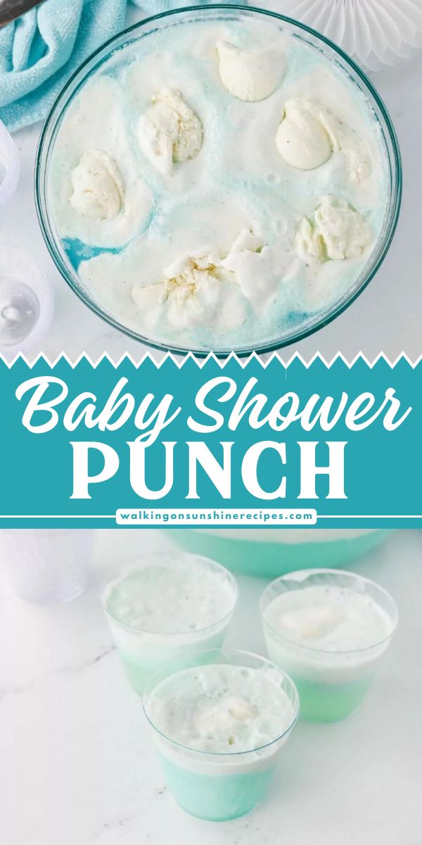 Celebrate your baby shower with this easy party drink! A non-alcoholic drink that is filled with tartness and sweetness. This baby shower punch pink or blue will surely impress. Don't miss out on this baby shower punch recipe! Punch Party Ideas, Eeyores Gloomy Day Punch, Blue Ice Cream Punch, Punch Recipes Non Alcoholic Blue, Baby Shower Punch Gender Neutral, Blue Bridal Shower Punch, Blue Punch Recipe With Sherbert, Bridal Shower Punch Recipes Sherbert, Punch For Gender Reveal Party