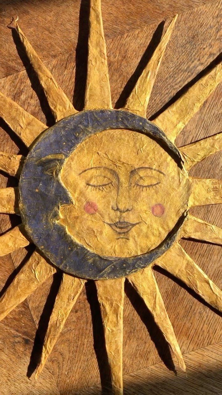 the sun has been made out of wood