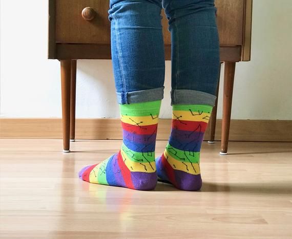 Rainbow constellation socks, designed in Paris.I designed these constellation socks shortly after finishing my PhD in observational astronomy. Humans have been finding patterns and shapes in the stars for thousands of years, and using them to tell stories and find their way at night. In 1922 the International Astronomical Union (IAU) formalised a list of 88 constellations based on Ptolemy's list of Grecian constellations from around the 2nd century CE. This pair of socks shows some of the 88 off Observational Astronomy, Arts Education Quotes, Constellation Art, Spiral Art, Evening Walk, In The Stars, Funny Tattoos, Travel Tattoo, Education Quotes