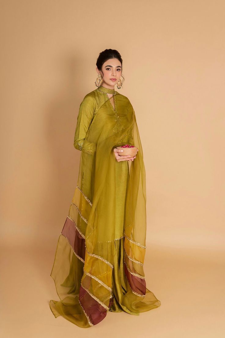 Silk suit design,silk suit design 2021,#silk siut neck design,#silk #suit stitching ideas,silk suit ke design,silk suit design party wear,silk dress design,silk saree,silk frock design,silk gown design,silk kurti,silk gharara,silk gata design, #silksuitdesign,#silksuitneckdesign,#silkkurti,#silkgown Pakistani Gharara, Marriage Outfit, Indian Mehendi, Silk Dress Design, Small Motifs, Raw Silk Dress, Embroidered Sharara, Mehendi Outfit, Mehendi Outfits