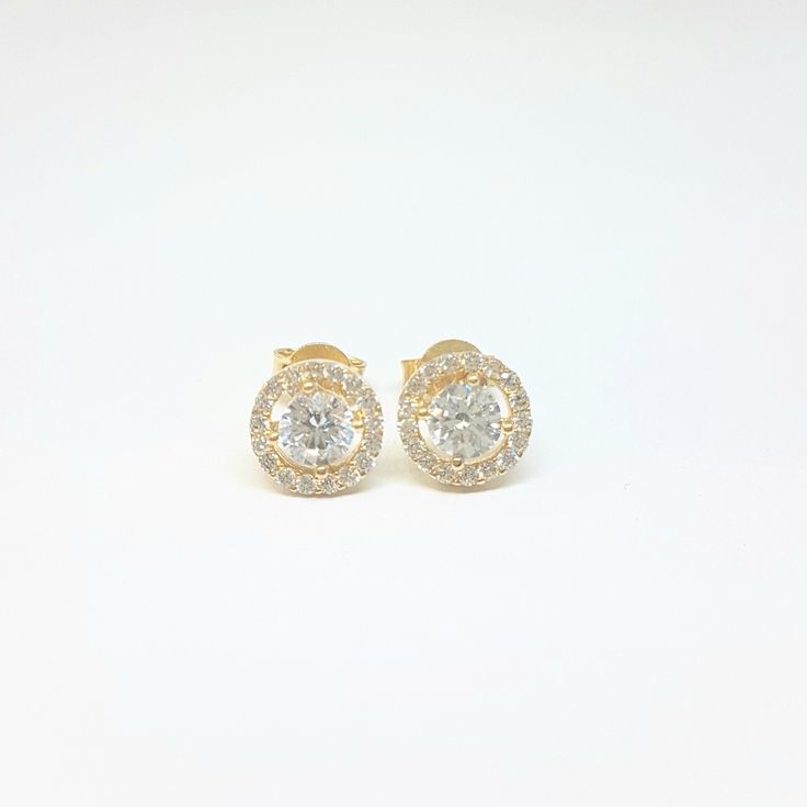 - Solitaire Halo Stud Earrings are made with high quality 14K real solid yellow gold. Also we have listed a necklace with the same model. So you can combine them. - Solitaire Round Stud Earrings for women is decorated with white zirconia stones. - This cute, charm, dainty, delicate, elegant and trendy 14K Solitaire Stud Earrings have been artfully designed for timeless fashion. - You receive solitaire earrings in a beautiful and free gift box - Free shipping (Arrive within 4 business days to the Round Cut Single Diamond Earrings For Gift, Festive Gold-plated Solitaire Earring, White Solitaire Round Cut Earrings, White Diamond Solitaire Round Cut Earrings, Solitaire Cubic Zirconia Round Cut Earrings, Snowflake Bracelet, Round Halo, Turquoise Stud Earrings, Solitaire Earrings