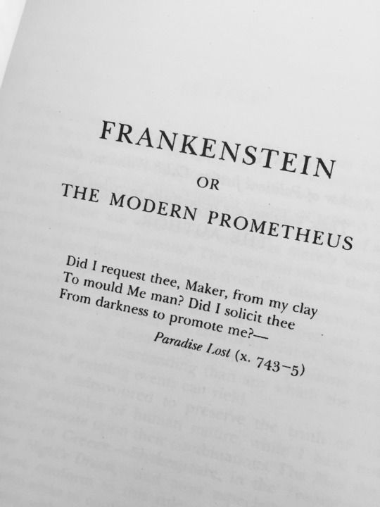 an open book with the words franklin or the modern promethus written on it